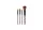 Makeup brush set, 4 pcs #067 Patterned