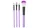 Makeup brush set, 4 pieces #066 Purple