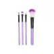 Makeup brush set, 4 pieces #066 Purple