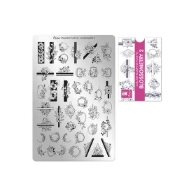Stamping plate - Moyra  #93 Blossometry 2