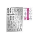 Stamping plate - Moyra  #93 Blossometry 2