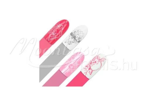 Stamping plate - Moyra  #93 Blossometry 2