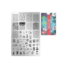 Stamping plate - Moyra  #94 Dolce vita