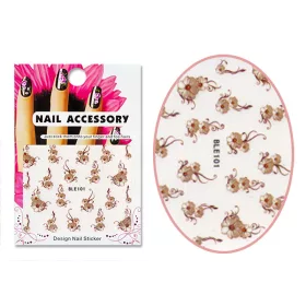 Acrylic effect sticker  BLE-101 Flower