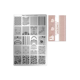 Stamping plate - Moyra  #96 Lacelove 3