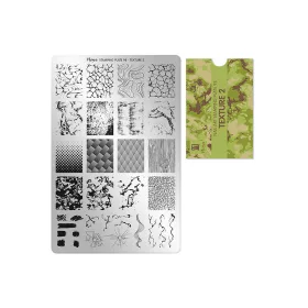 Stamping plate - Moyra  #98 Texture 2
