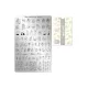 Stamping plate - Moyra  #102 Fine lines