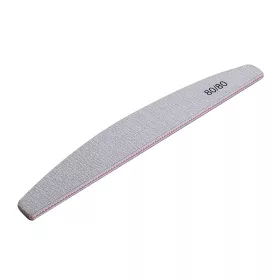 Curved file 80/80 #1051 Grey with pink centre