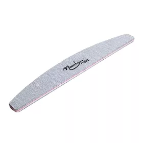 Curved file 80/80 #1053 Grey with pink centre, with logo