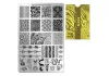 Stamping plate - Moyra  #104 Suede