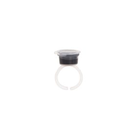 Adhesive holder ring with cap 50 pcs/pack #2068 Transparent