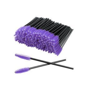 Eyelash comb 50 pcs  Purple