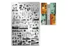 Stamping plate - Moyra  #106 Picturesque