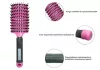 Curved hairbrush for thick hair  #001-DP Pink