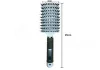 Curved hairbrush for thick hair  #001-W White