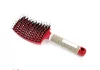 Curved hairbrush for thick hair  #001-R Red