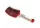 Curved hairbrush for thick hair  #001-R Red