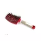 Curved hairbrush for thick hair  #001-R Red
