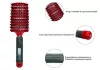 Curved hairbrush for thick hair  #001-R Red