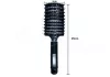 Curved hairbrush for thick hair  #001-B Black