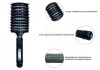 Curved hairbrush for thick hair  #001-B Black