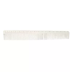Hair cutting comb, antistatic  #J-01 White