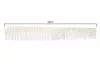 Hair cutting comb, antistatic  #J-01 White