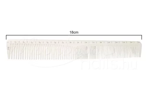 Hair cutting comb, antistatic  #J-01 White