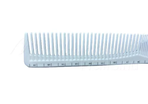 Hair cutting comb, antistatic  #J-01 White