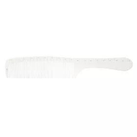Antistatic hair cutting comb  #J-02 White