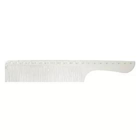 Hair cutting comb, antistatic  #J-04 White
