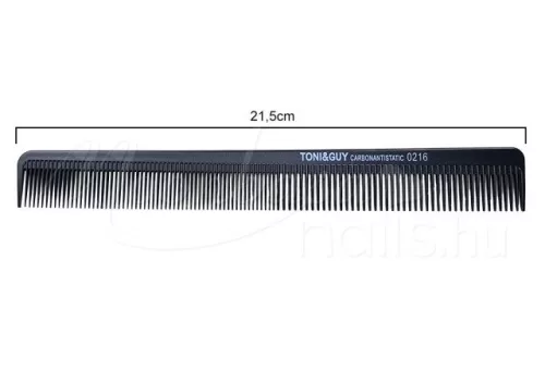 Hair cutting comb, antistatic  #216 Black