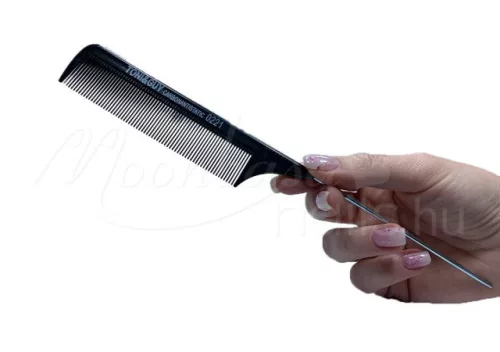 Styling comb with metal pins, antistatic  #221 Black