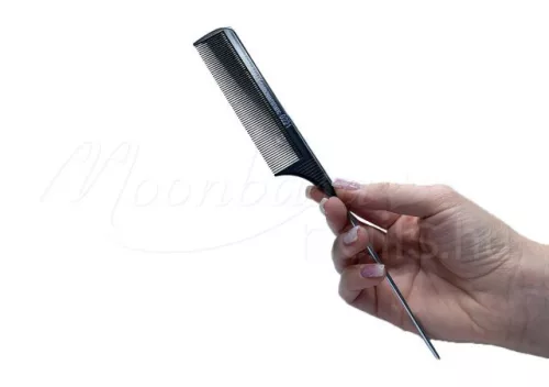 Styling comb with metal pins, antistatic  #221 Black