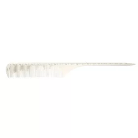 Styling comb with plastic pins, antistatic  #J-05 White