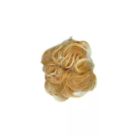 Elastic bun ponytail