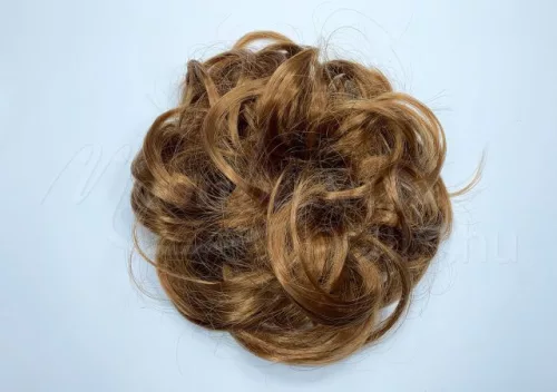 Elastic hair tie/ponytail  #A302Q5-30 Hazelnut brown