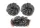 Rubber hair tie/ponytail  #A302Q5-1TDimgray Mottled grey