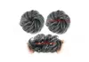 Rubber hair tie/ponytail  #A302Q5-1TDimgray Mottled grey
