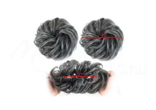 Rubber hair tie/ponytail  #A302Q5-1TDimgray Mottled grey