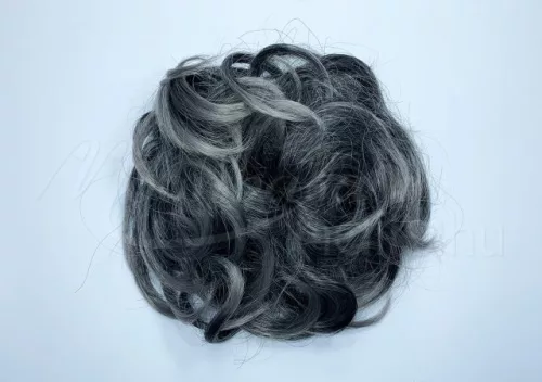 Rubber hair tie/ponytail  #A302Q5-1TDimgray Mottled grey