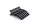 Alligator hair clips, 6 pcs  Black