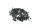 Italy Keratin hair extensions 500g #611-B Black