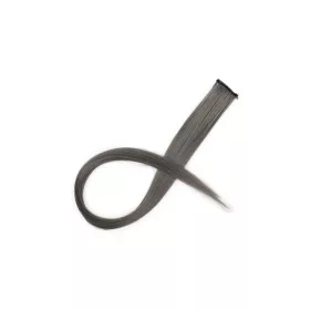 Coloured hair extensions - straight 60cm  Grey