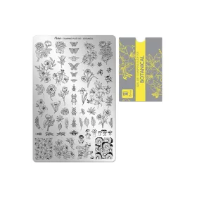 Stamping plate - Moyra  #107 Botanical