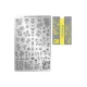 Stamping plate - Moyra  #107 Botanical