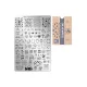 Stamping plate - Moyra  #109 Stamp by me