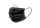 Disposable face mask 10 pcs 3 layers Black