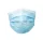 Disposable face mask, 3 layers, 10 pcs, blue