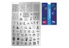 Stamping plate - Moyra  #108 Champion